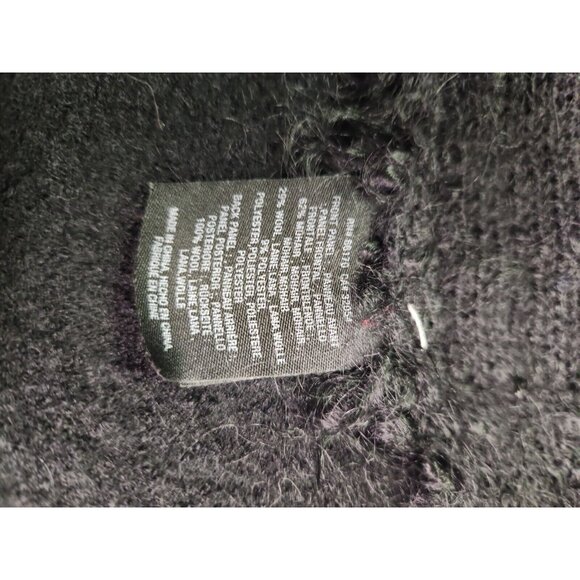 Anthropologie Black Mohair Sweater Cape  Sleeping On Snow Tavan  Vest Small - Picture 8 of 8